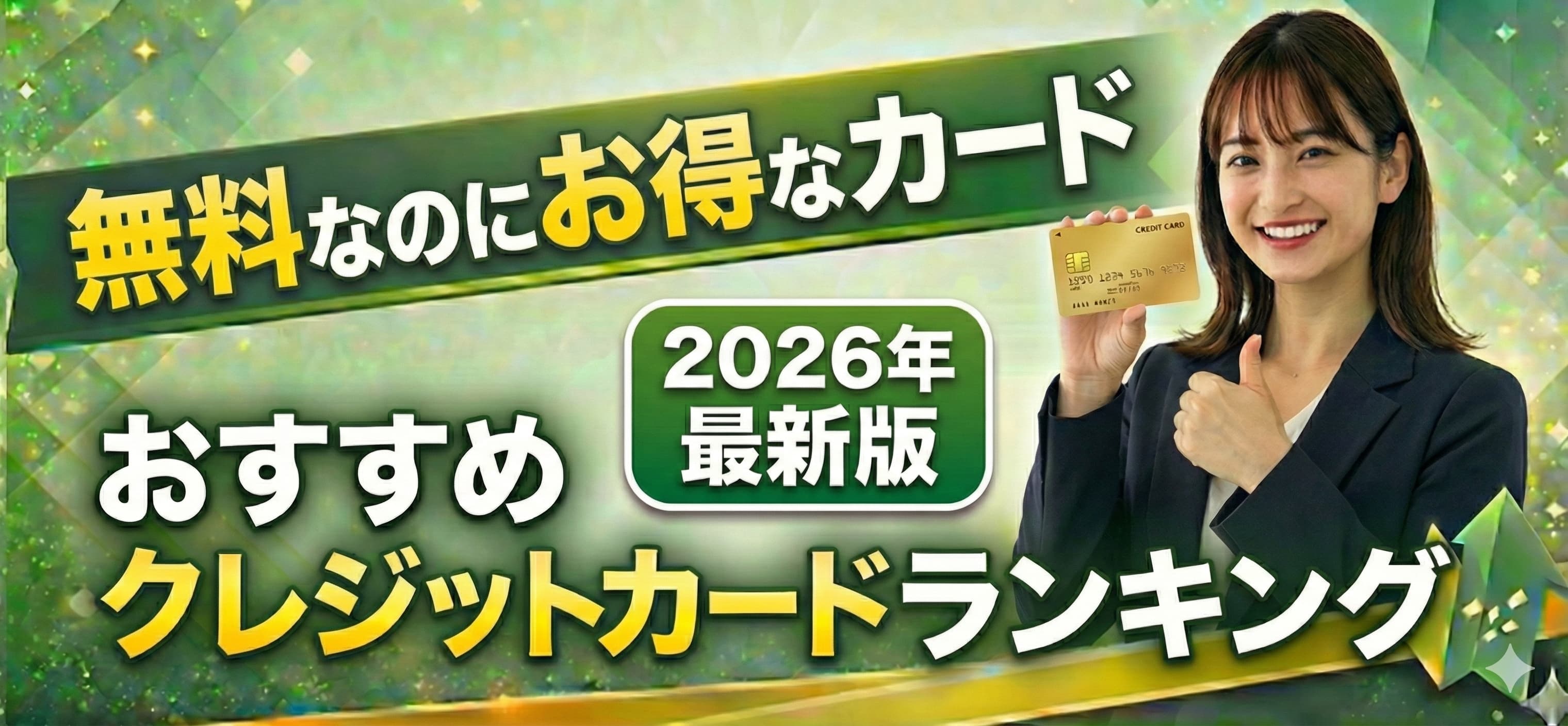 無料なのにお得なカード